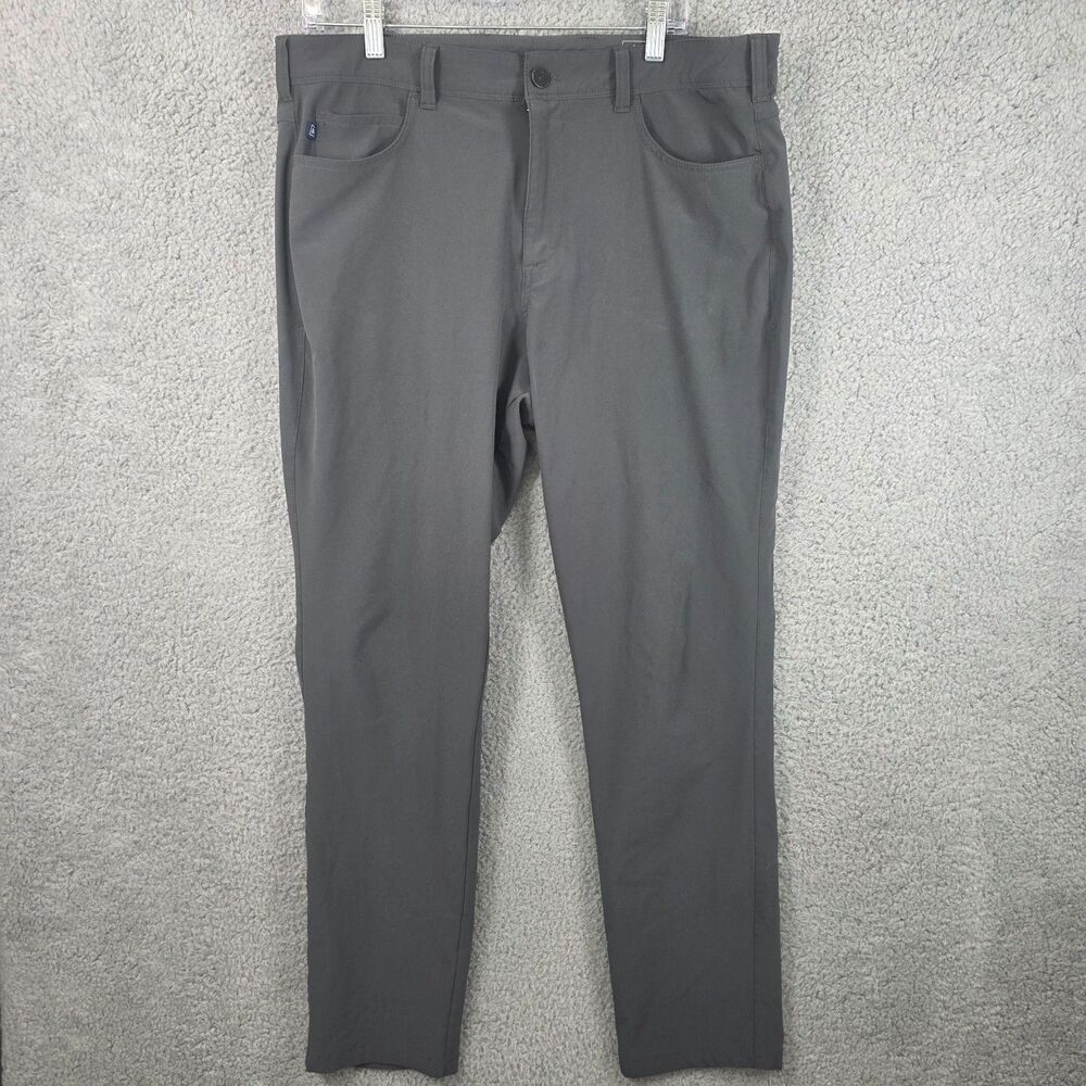Mizzen Main Pants Men2 35x30 Helmsman Performance Taper Stretch 5 Pocket Chino